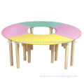 Desk for Kindergarten Use, with Colorful Table Top